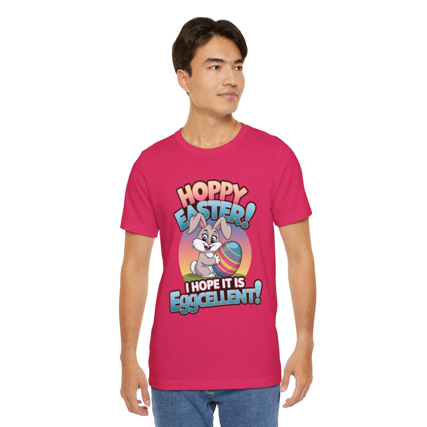 Happy Easter Unisex Tee Easter Shirt Easter Bunny T Shirt Easter Apparel Easter Bunny Outfit
