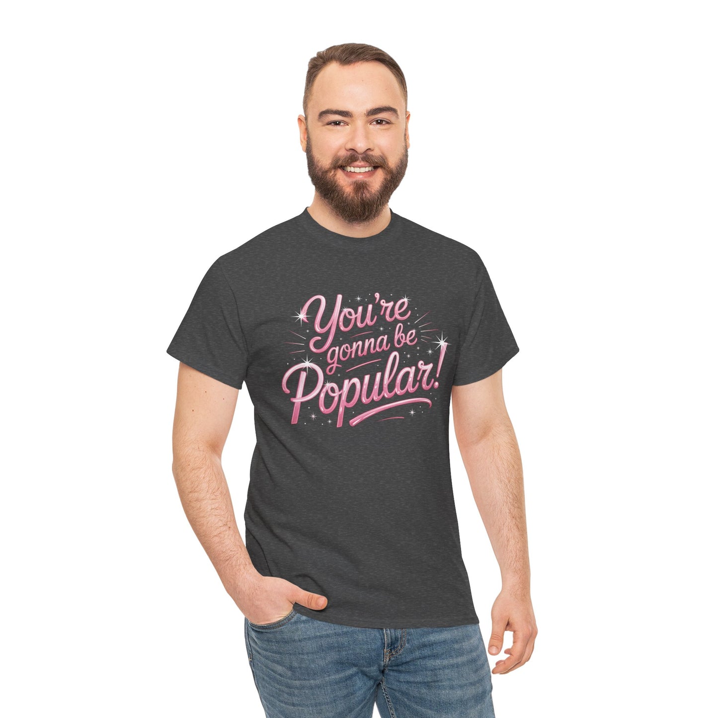 You’re Gonna Be Popular Wicked Musical Tee – Broadway Quote Shirt – Funny Retro Typography T-Shirt for Theatre Fans & Musical Lovers