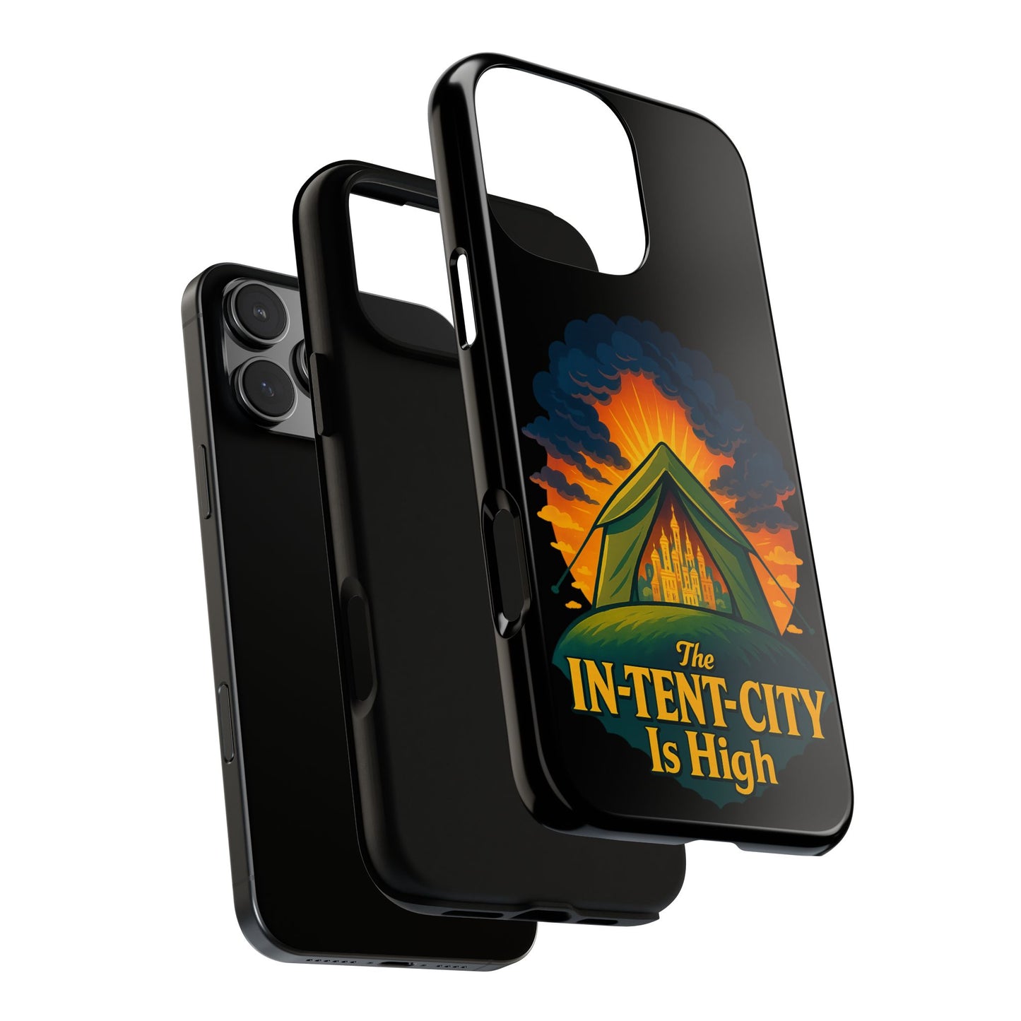 iPhone Case - The In-Tent-City is High Design Intense Phone Case Funny Intensity iPhone Case