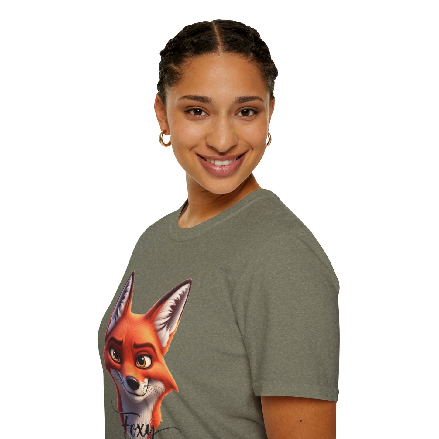 Foxy T-Shirt, Cute Fox Graphic Tee, Animal Lover Shirt, Fun And Confident Top, Playful Pun Gift, Soft Cotton Tee For Everyday Wear