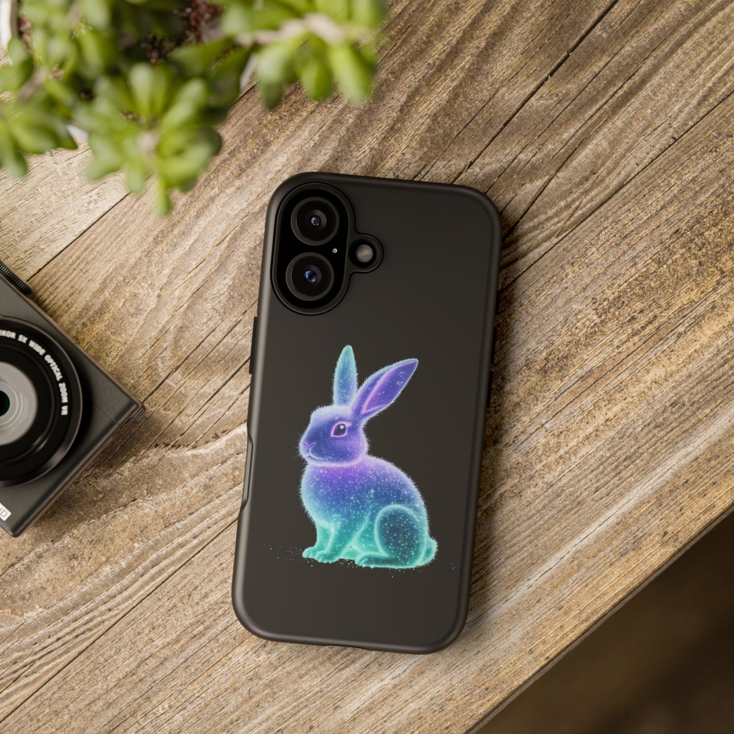 iPhone Case - Bioluminescent Easter Bunny Design