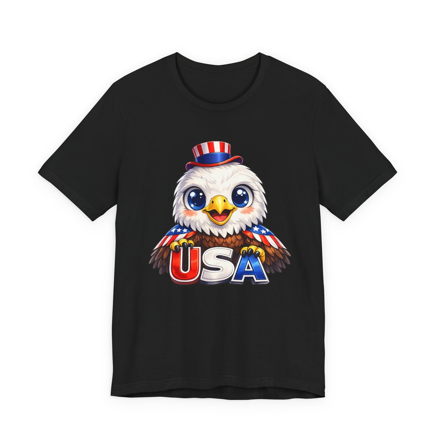 Cute USA Eagle Shirt, Patriotic Eagle T Shirt, Fourth Of July Shirt, American Flag Eagle Tee, Freedom Graphic Shirt, USA Pride Top