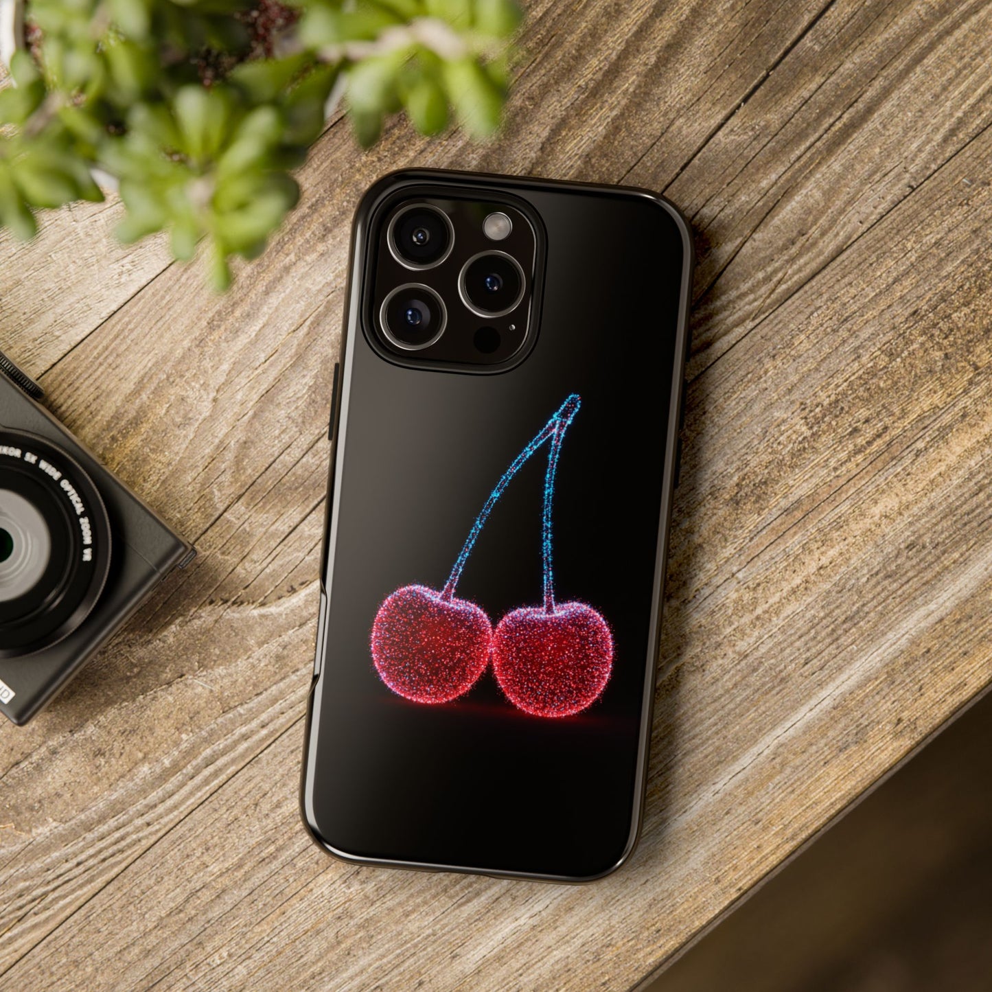 iPhone Case Bioluminescent Cherries Cherry Phone Case Cherry iPhone Case