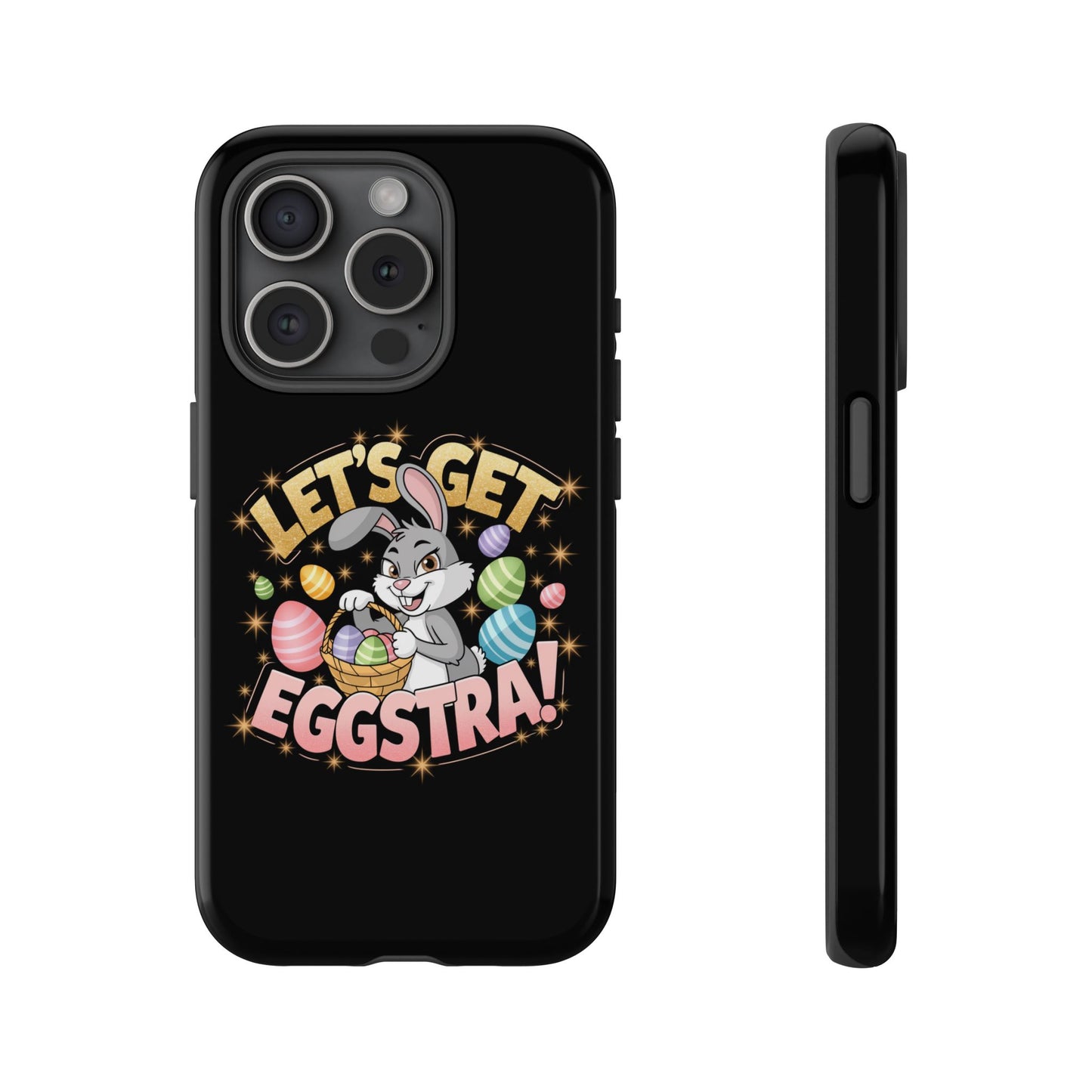 iPhone Case Easter Bunny 'Let's Get Eggstra Phone Case Easter iPhone Case