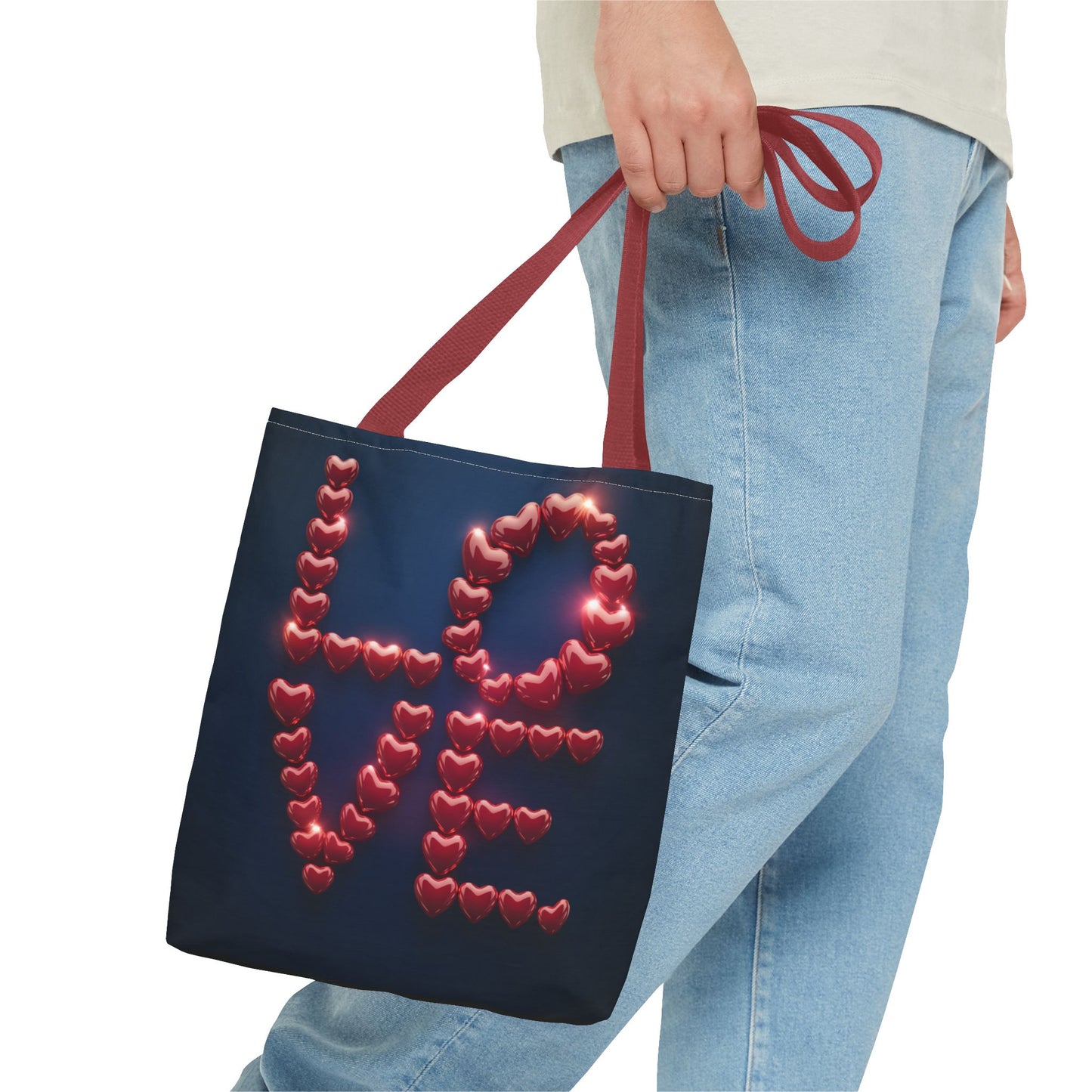 Love Hearts Tote Bag