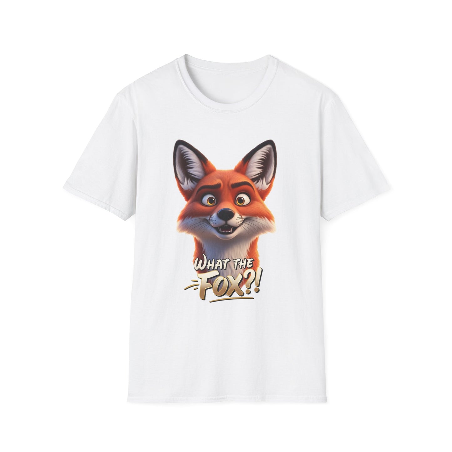 What The Fox T-Shirt, Funny Fox Graphic Tee, Animal Lover Shirt, Cute Pun Gift, Woodland Animal Top, Fun Casual Shirt For Men And Women