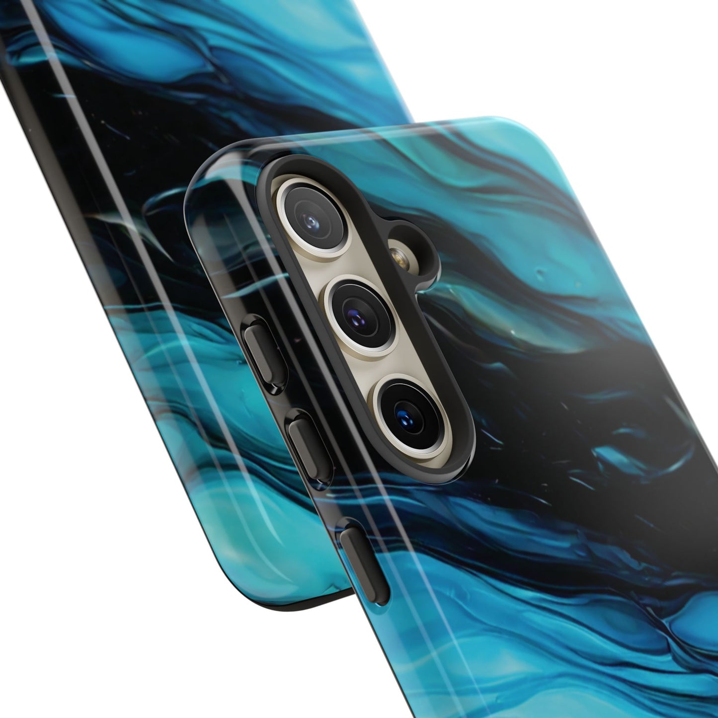 Samsung Galaxy Blue Splash Phone Case