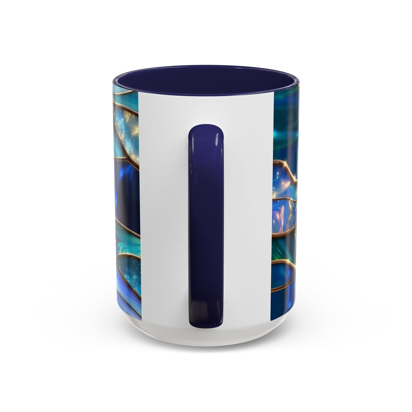 Stained Glass Sea Turtle Mug, Ocean Turtle Coffee Cup, Coastal Beach Mug Gift, Marine Life Art Cup, Sea Lover Gift, Ocean Wildlife Mug