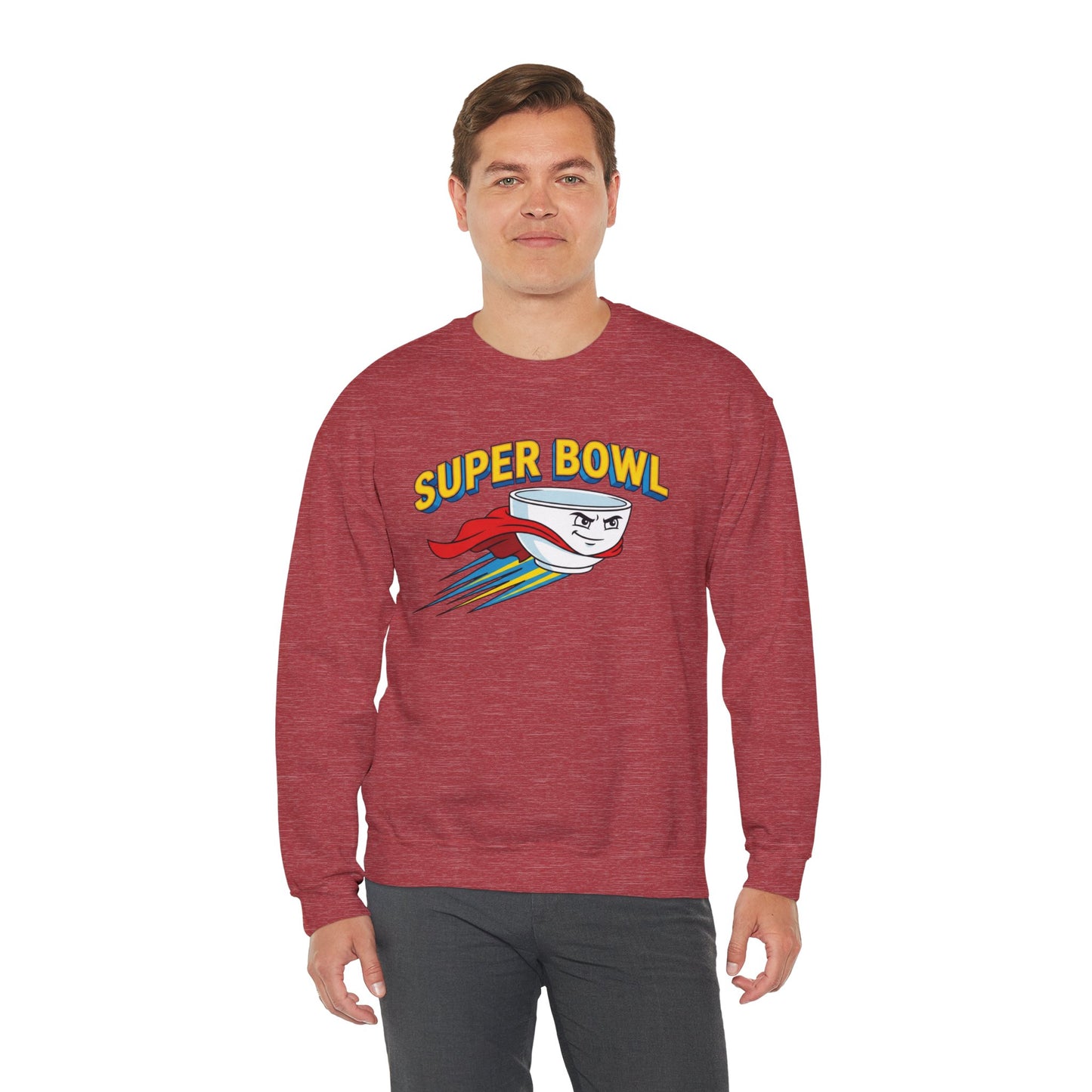 Super Bowl Sweatshirt, Funny Super Bowl Shirt, Football Party Sweatshirt, Game Day Crewneck, Bowl Pun Sweatshirt, Unisex Graphic Crew