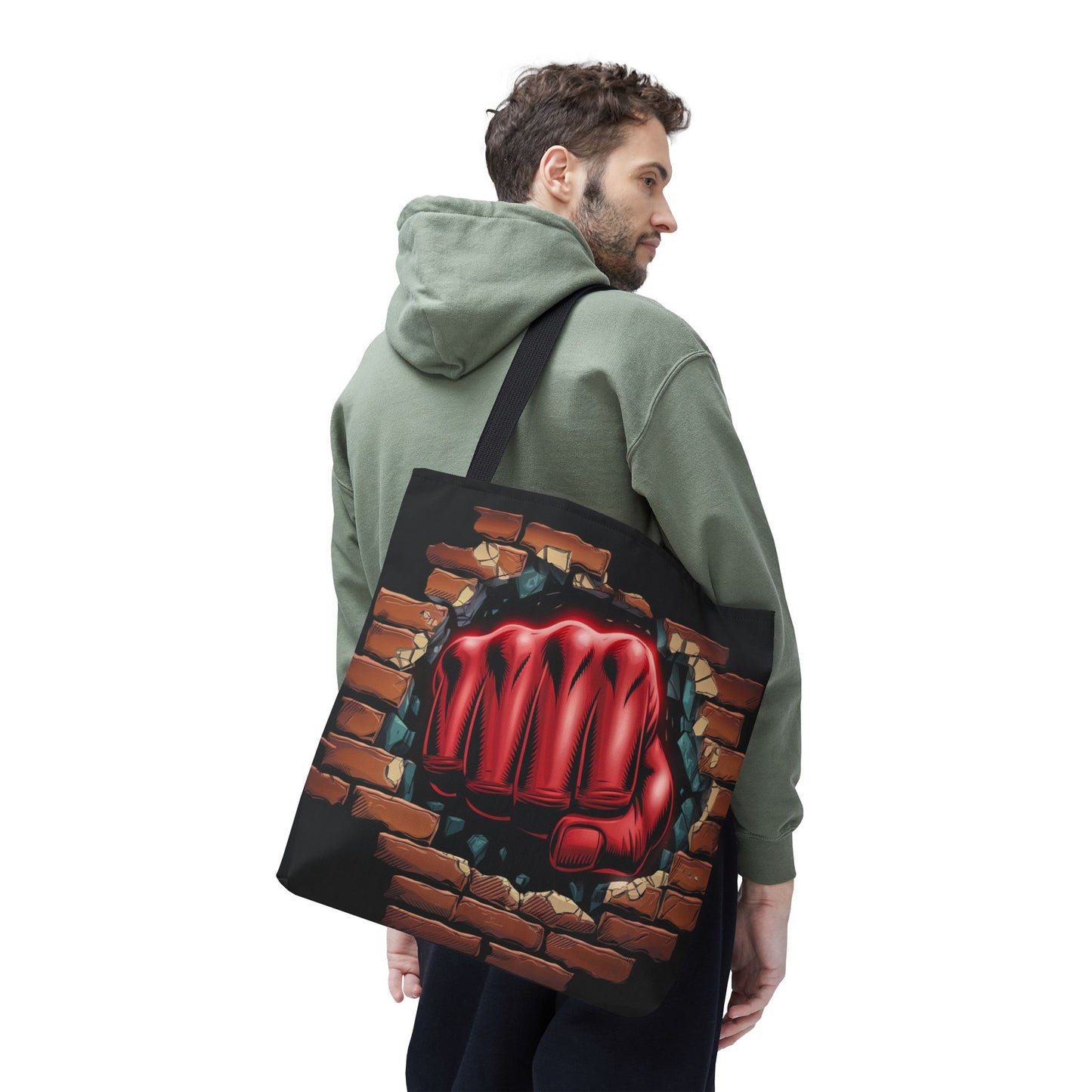 Red Fist Tote Bag