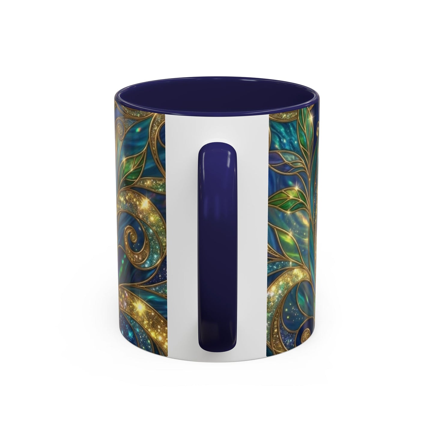 Stained Glass Hummingbird Mug, Colorful Floral Coffee Cup, Bird And Flower Art Mug, Nature Lover Gift, Artistic Garden Mug, Unique Gift