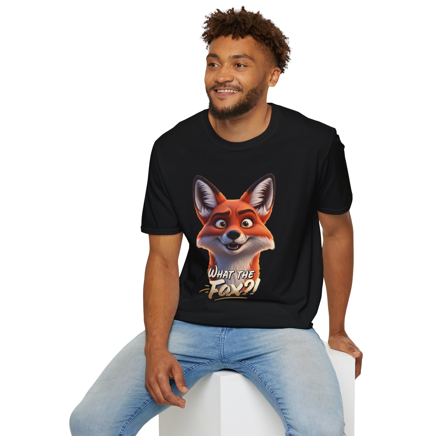 What The Fox T-Shirt, Funny Fox Graphic Tee, Animal Lover Shirt, Cute Pun Gift, Woodland Animal Top, Fun Casual Shirt For Men And Women