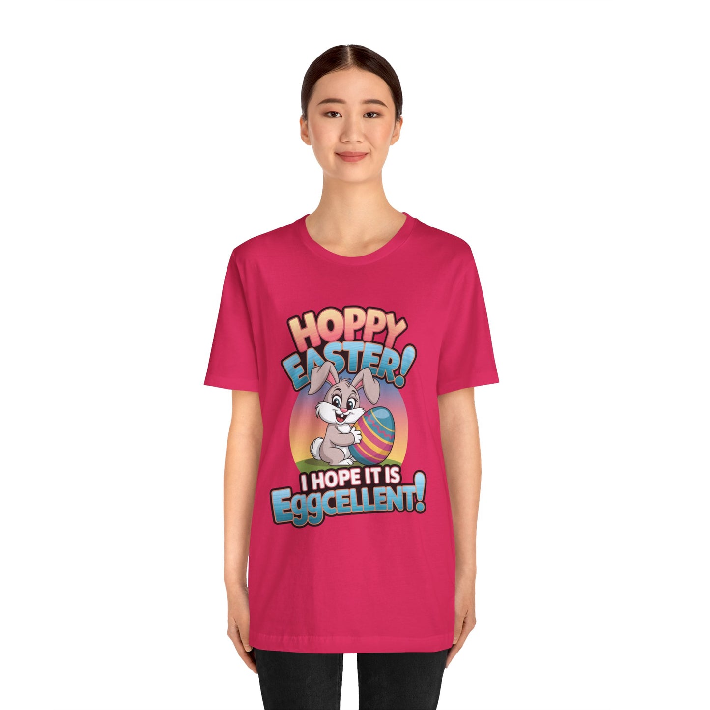 Happy Easter Unisex Tee Easter Shirt Easter Bunny T Shirt Easter Apparel Easter Bunny Outfit