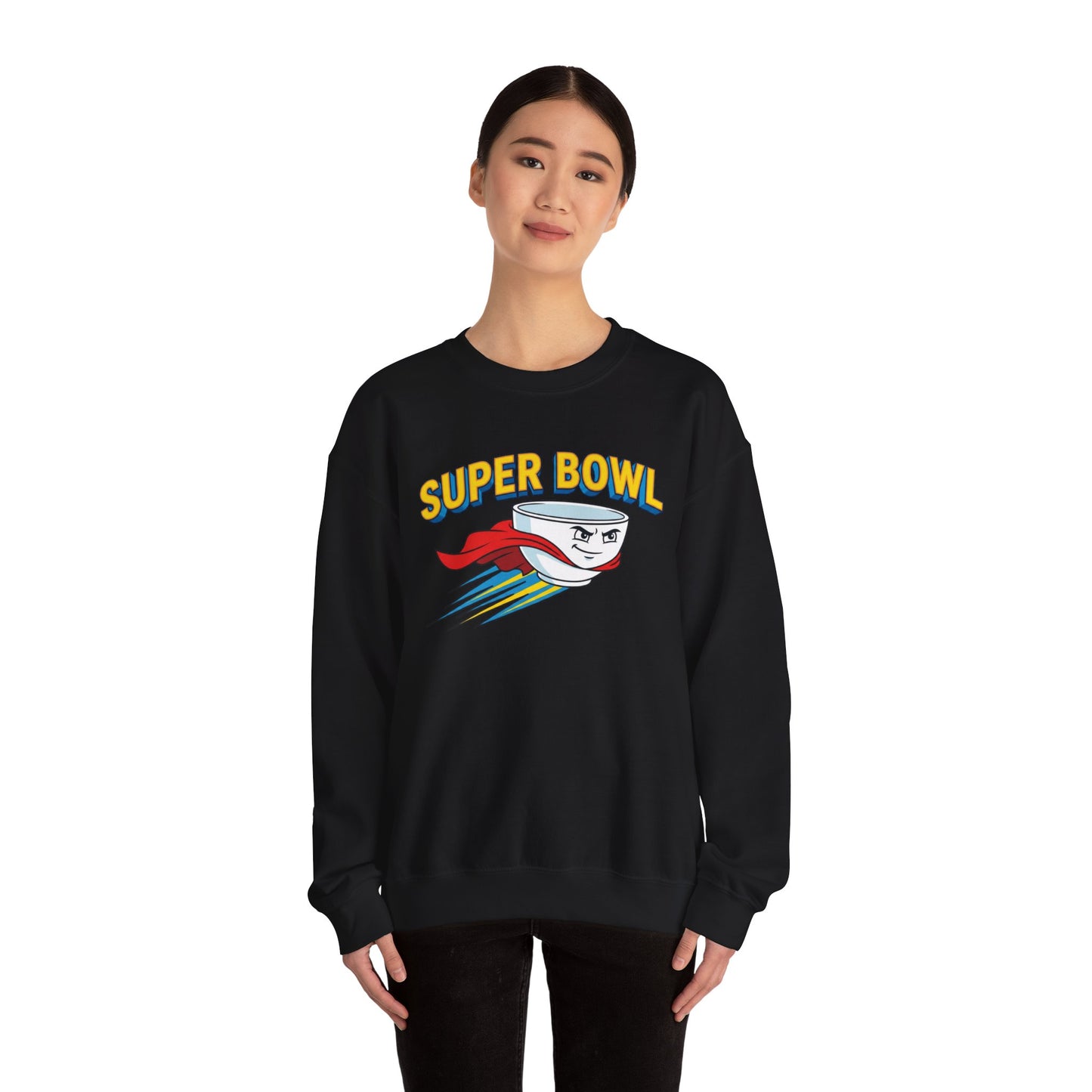 Super Bowl Sweatshirt, Funny Super Bowl Shirt, Football Party Sweatshirt, Game Day Crewneck, Bowl Pun Sweatshirt, Unisex Graphic Crew