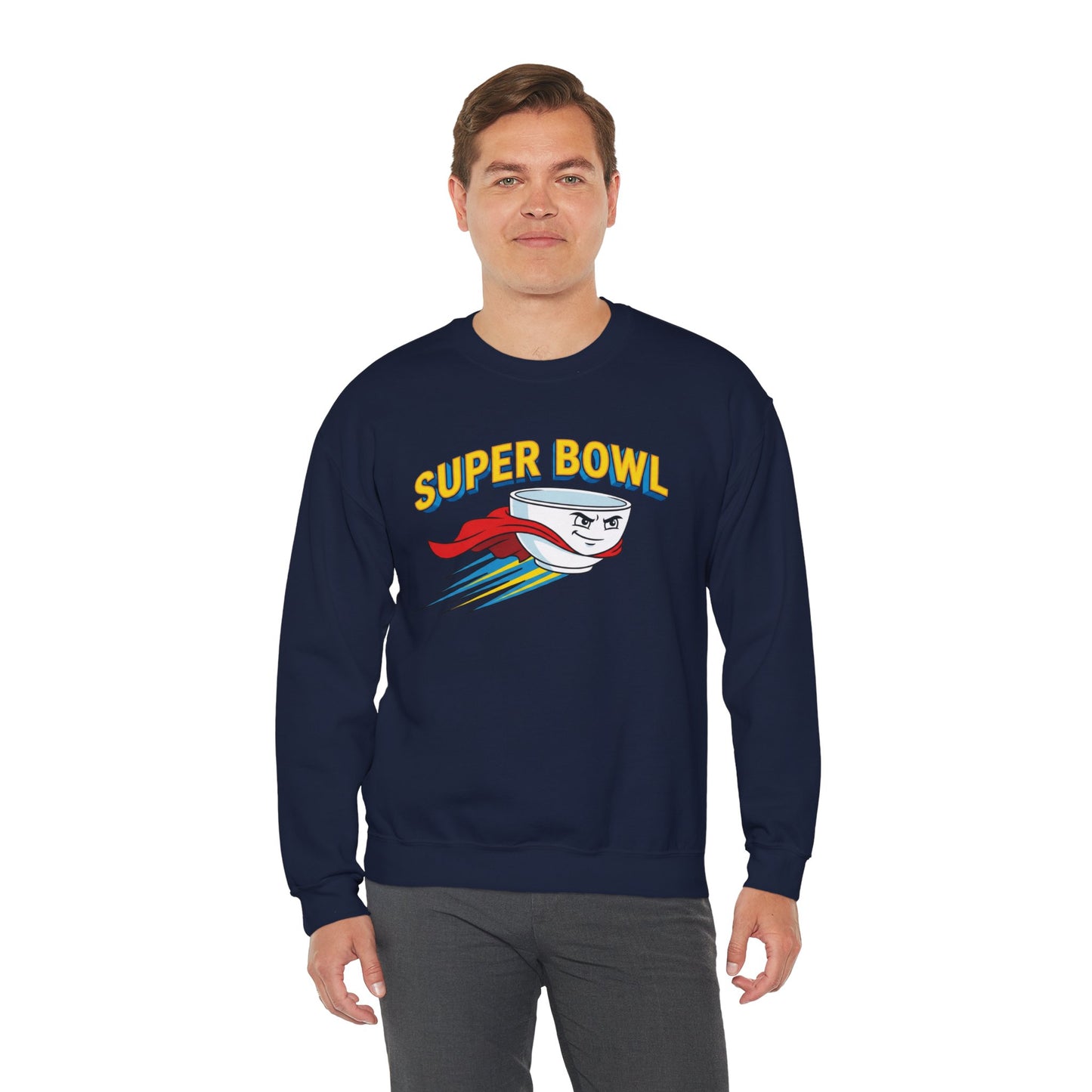 Super Bowl Sweatshirt, Funny Super Bowl Shirt, Football Party Sweatshirt, Game Day Crewneck, Bowl Pun Sweatshirt, Unisex Graphic Crew