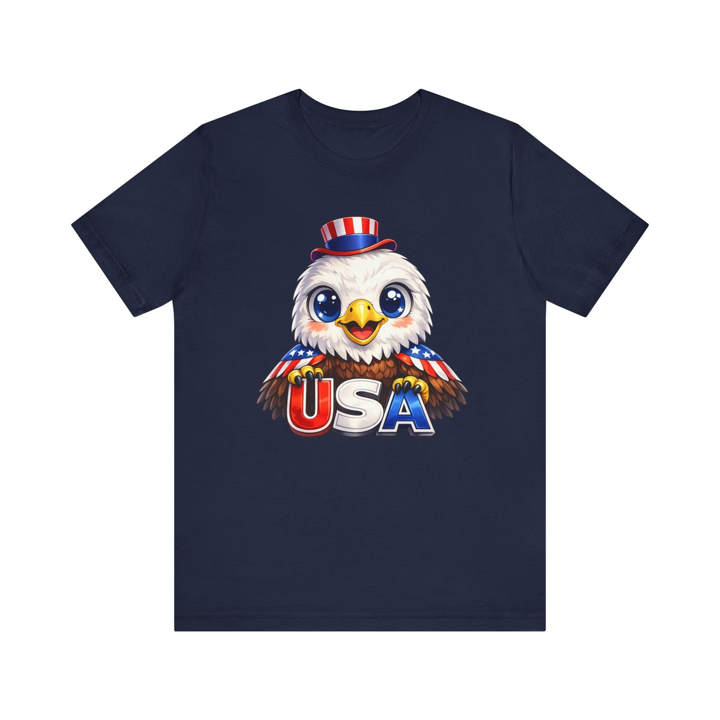 Cute USA Eagle Shirt, Patriotic Eagle T Shirt, Fourth Of July Shirt, American Flag Eagle Tee, Freedom Graphic Shirt, USA Pride Top