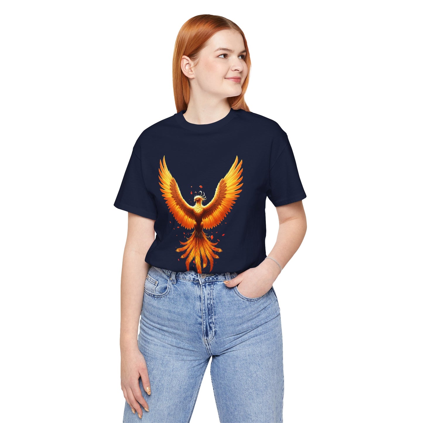 Phoenix Rising Shirt • Fiery Phoenix Graphic Tee • Rebirth Transformation Myth Shirt • Firebird Art Tee • Unisex Gift Tee XS‑5XL