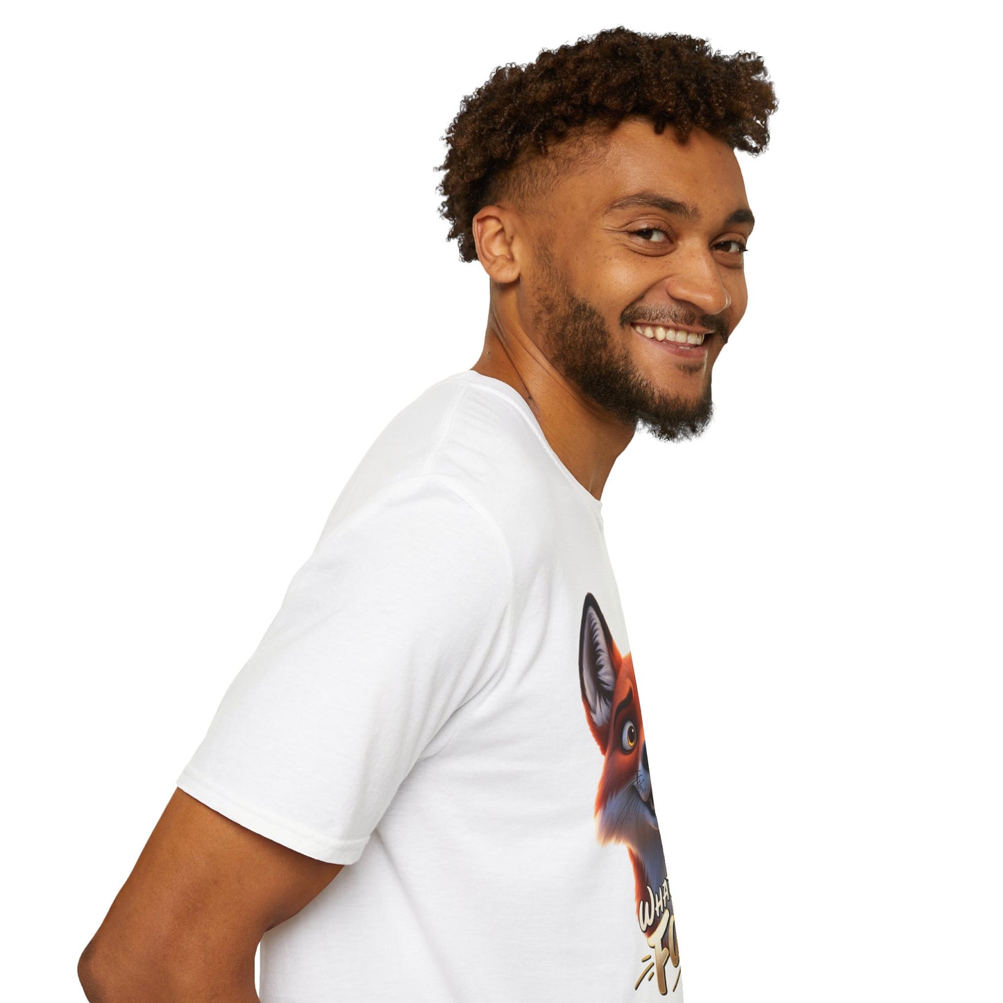 What The Fox T-Shirt, Funny Fox Graphic Tee, Animal Lover Shirt, Cute Pun Gift, Woodland Animal Top, Fun Casual Shirt For Men And Women