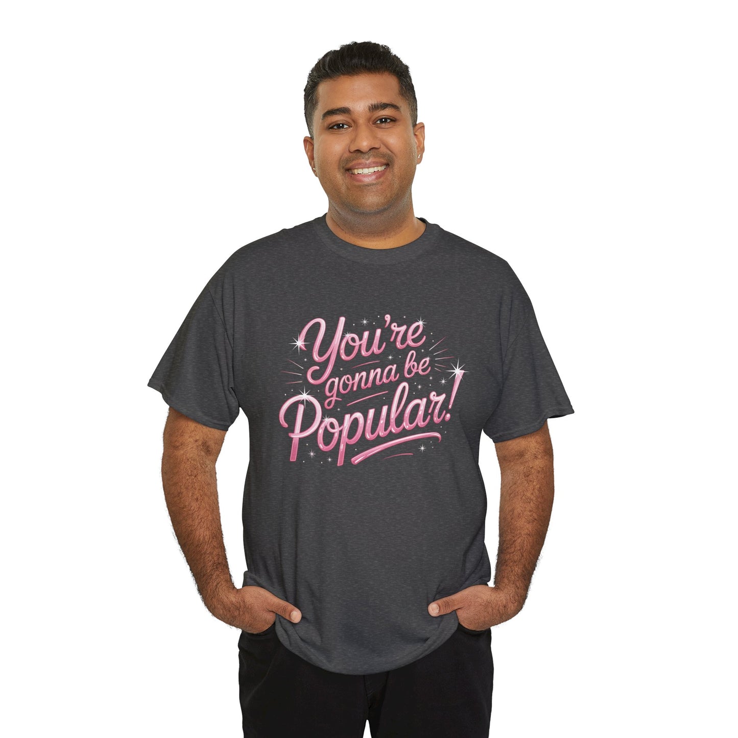 You’re Gonna Be Popular Wicked Musical Tee – Broadway Quote Shirt – Funny Retro Typography T-Shirt for Theatre Fans & Musical Lovers