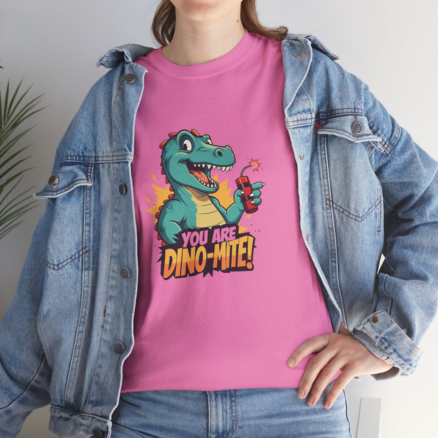 You Are Dino-Mite T-Shirt – Funny Dinosaur Graphic Tee | Cute T-Rex Shirt for Kids & Adults | Unisex Dino Lover Gift | Explosion Design