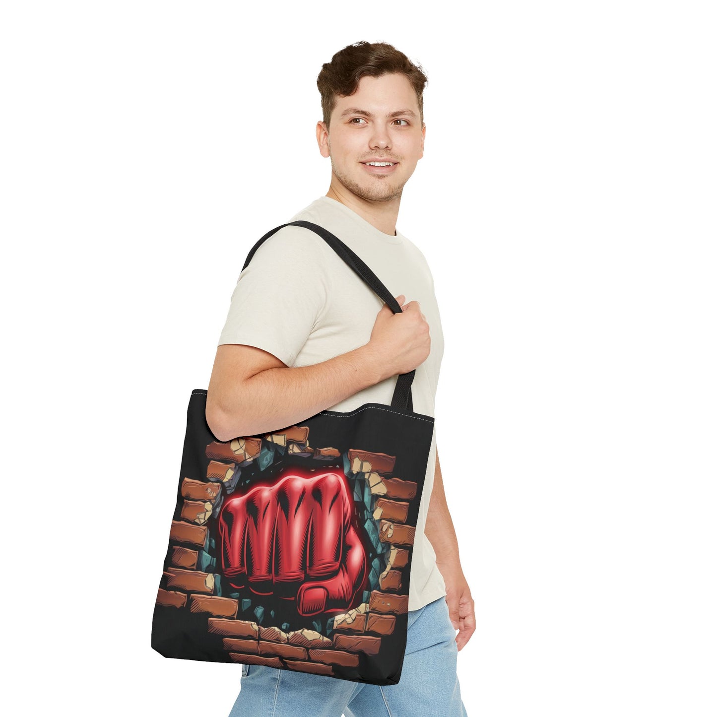Red Fist Tote Bag