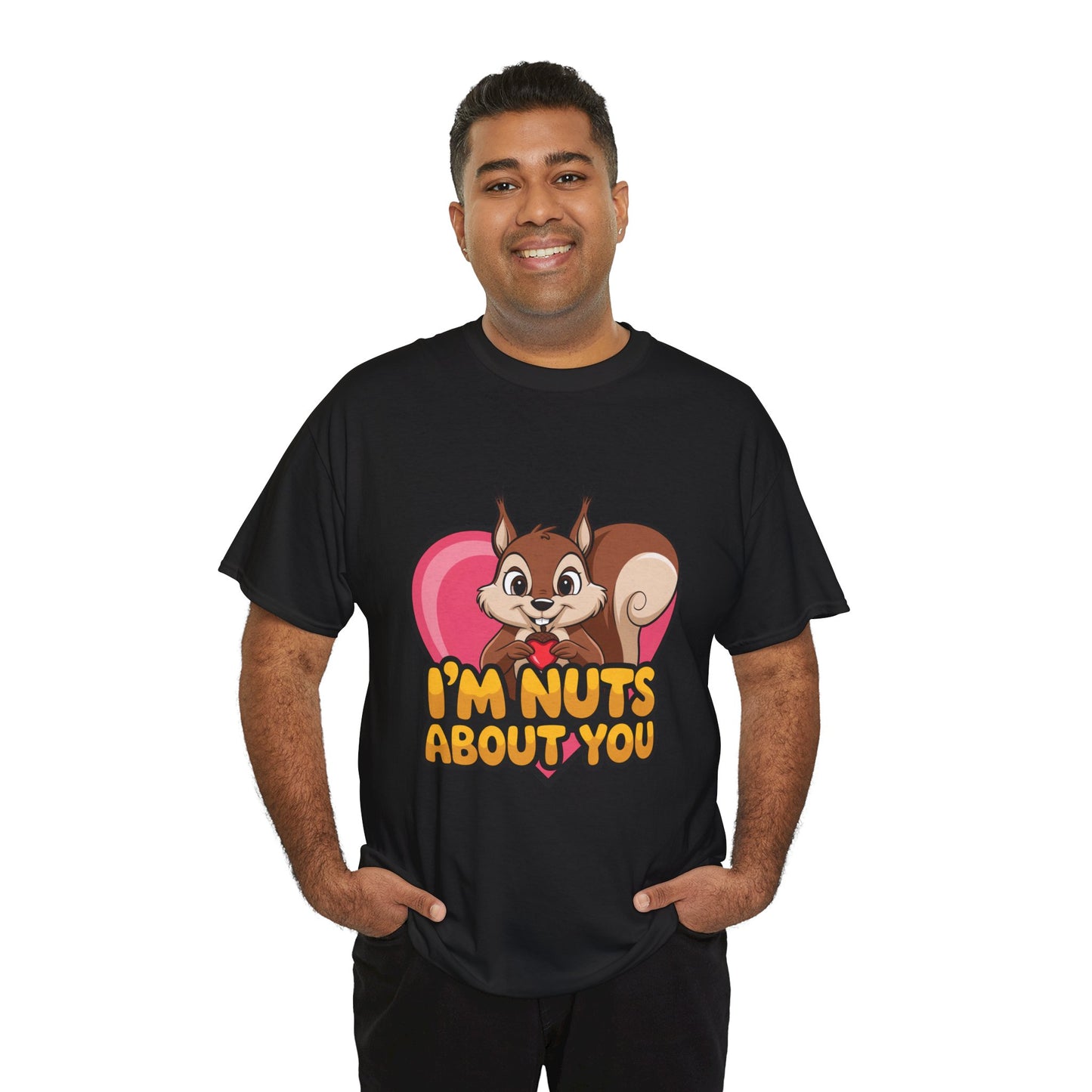 I’m Nuts About You Shirt, Funny Valentine Shirt, Squirrel Love T Shirt, Cute Animal Pun Tee, Valentine Gift For Him Her