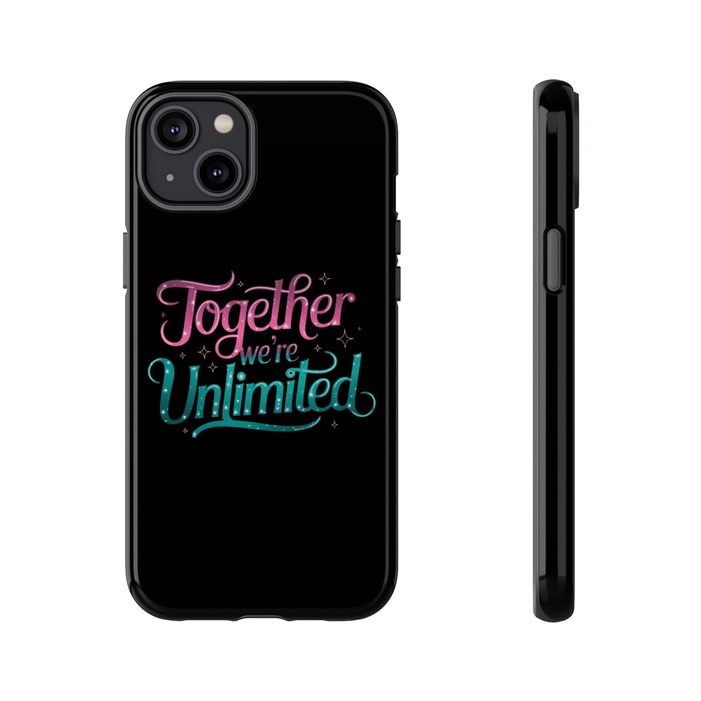 iPhone Case with Musical Quote Together We're Unlimited Musical Phone Case