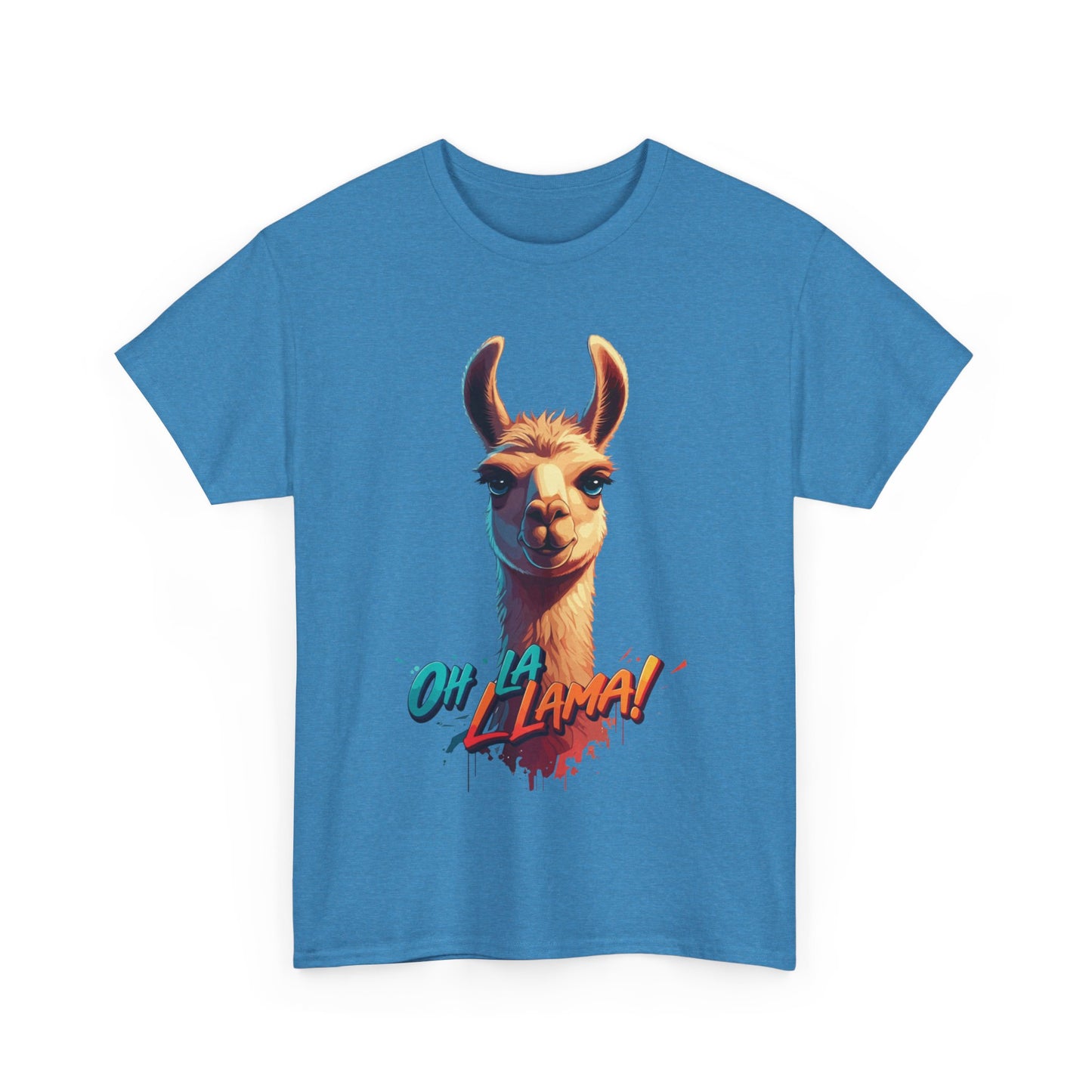 Oh la Llama Graphic Tee | Fun Llama T-Shirt, Cute Animal Lover Shirt, Llama Lover Gift, Quirky Party Tee, Trending Llama Fashion