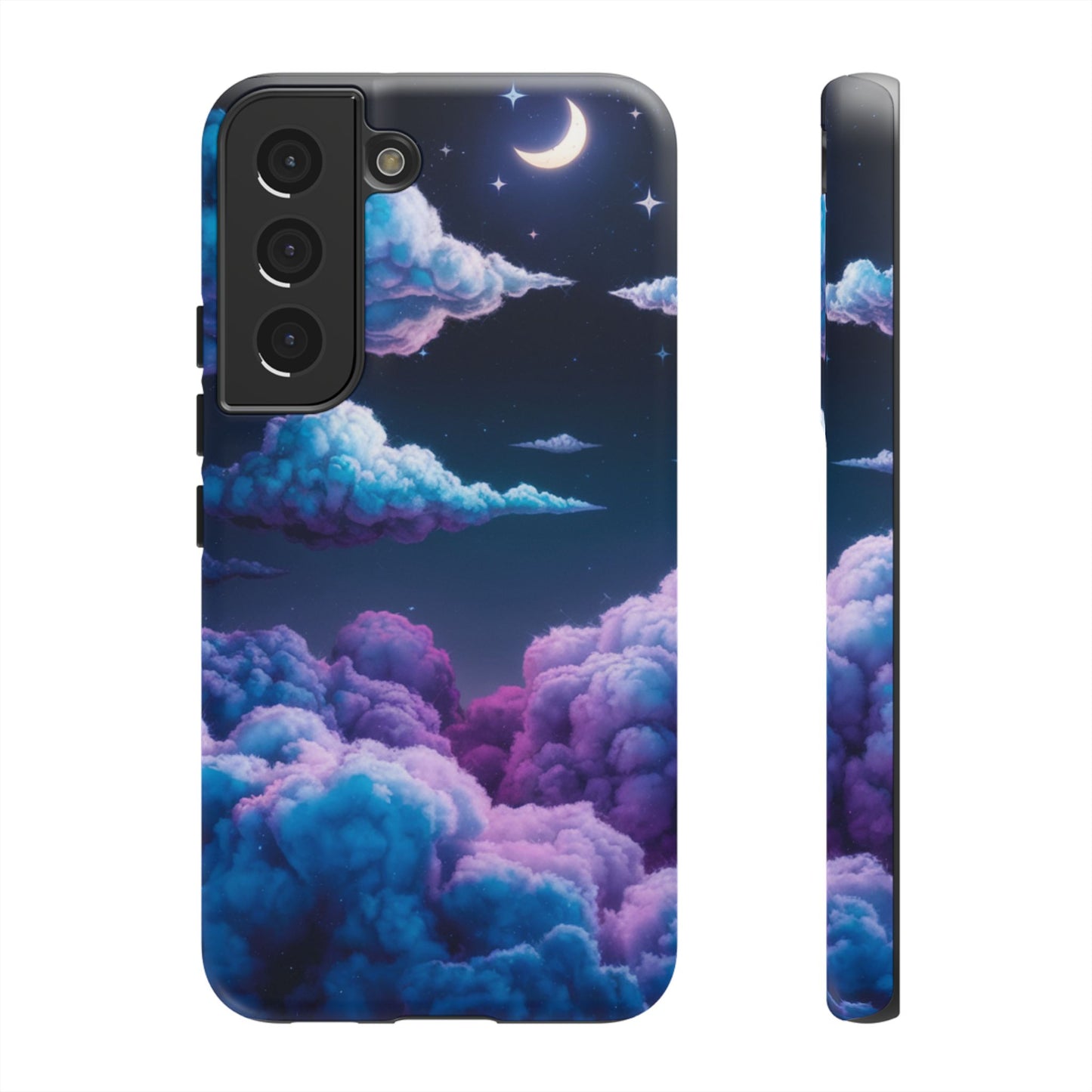 Dreamy Clouds & Moon Tough Samsung Galaxy Case