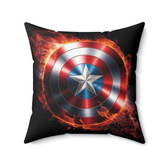 Flames Shield Pillow