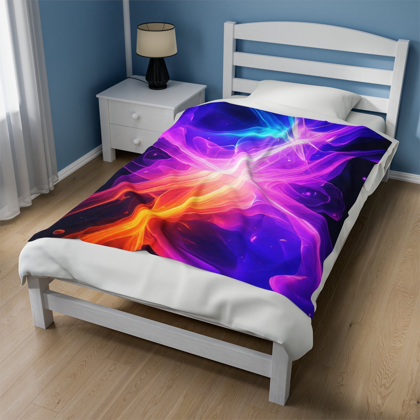 Color Splash Plush Velveteen Blanket