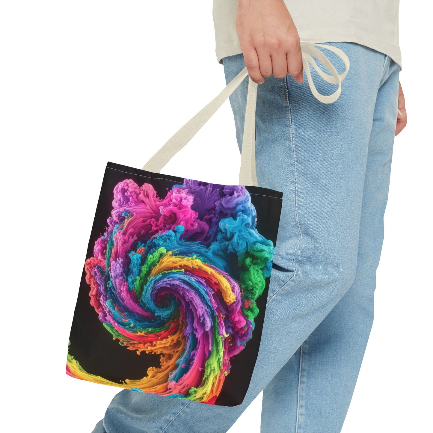 Colorful Swirl Tote Bag