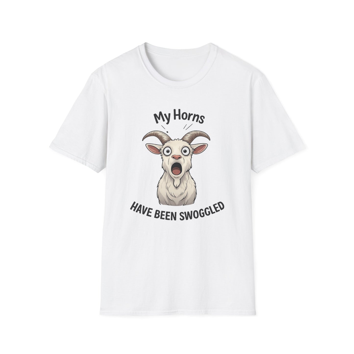 Funny Goat Shirt, Hornswoggled Shirt, My Horns Have Been Swoggled, Goat Pun T Shirt, Animal Humor Tee, Silly Wordplay Shirt