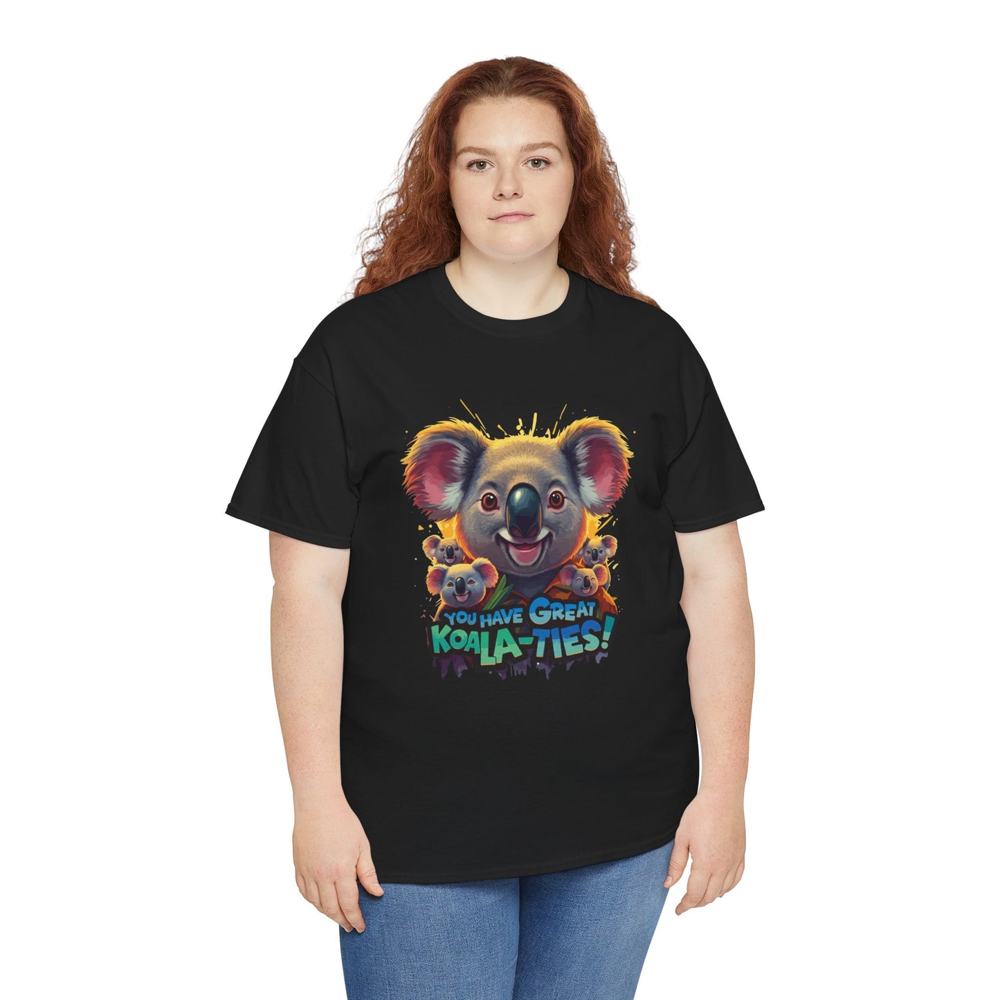You Have Great Koala‑ties Tee – Cute Koala Pun T‑Shirt, Animal Lover Gift, Funny Wildlife Graphic, Unisex Casual Tee