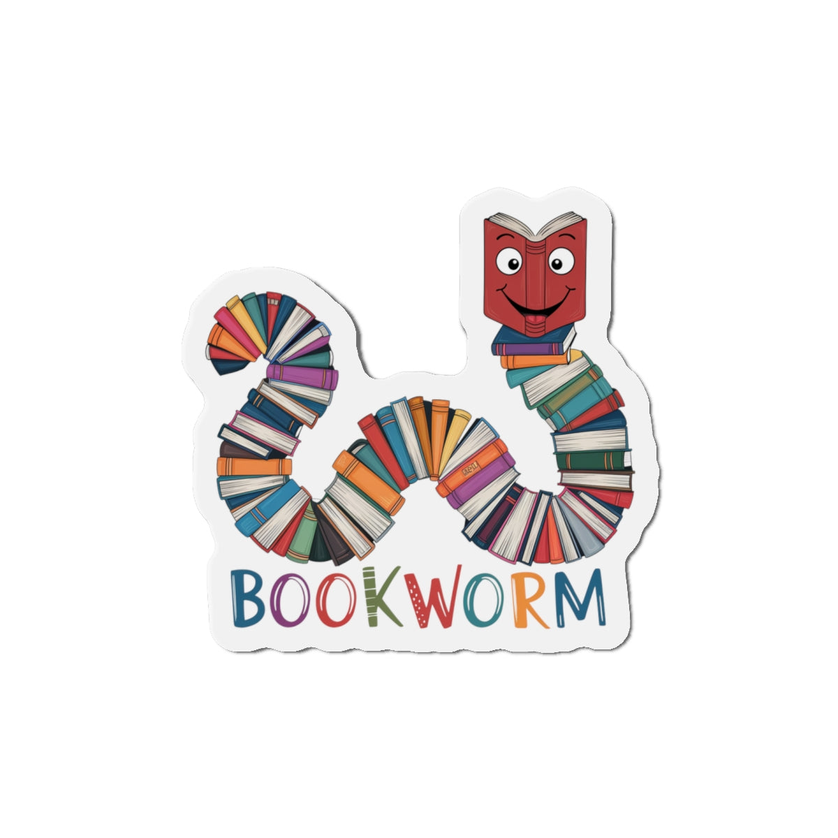 Bookworm Magnet Kitchen Decor Office Decoration Bookworm Decor Library Decoration