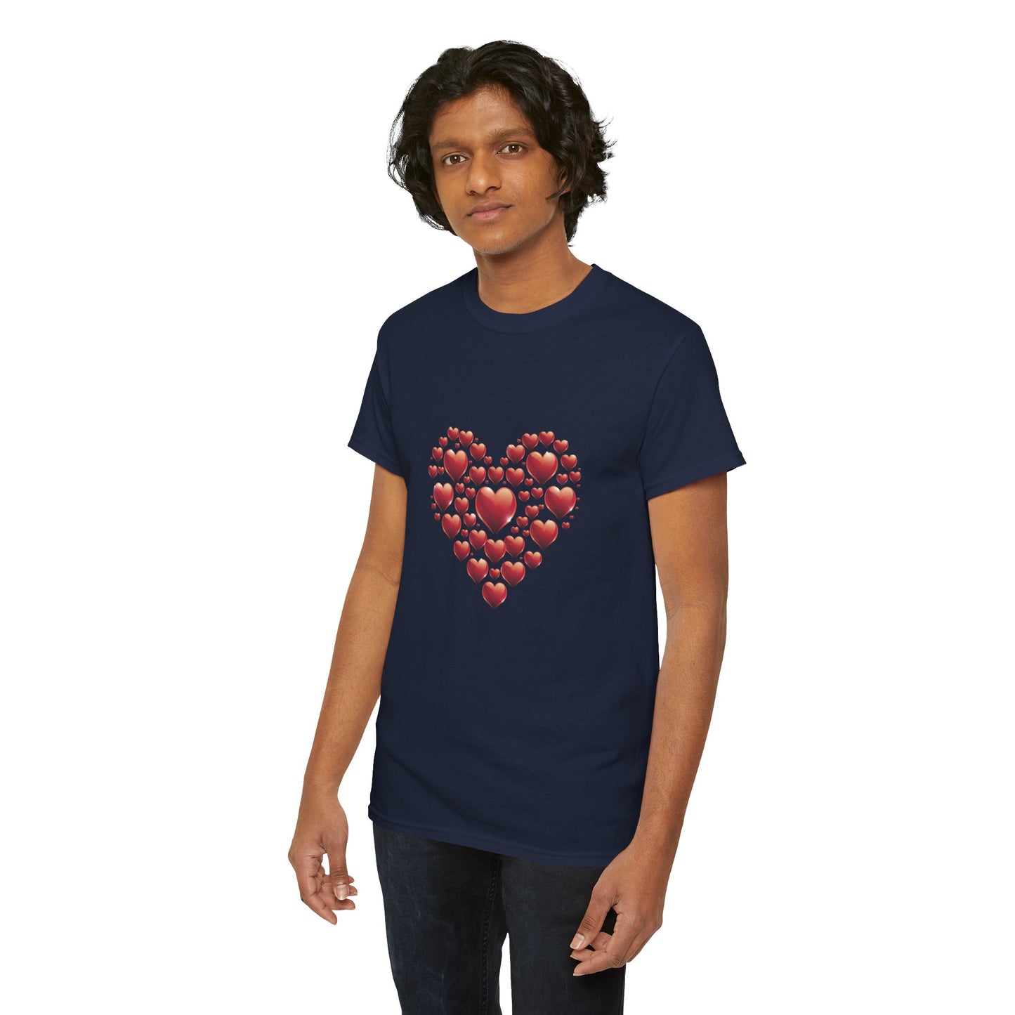 Heart Of Hearts Shirt, Minimal Valentine Shirt, Red Heart Graphic Tee, Love Aesthetic T Shirt, Valentine Gift Shirt
