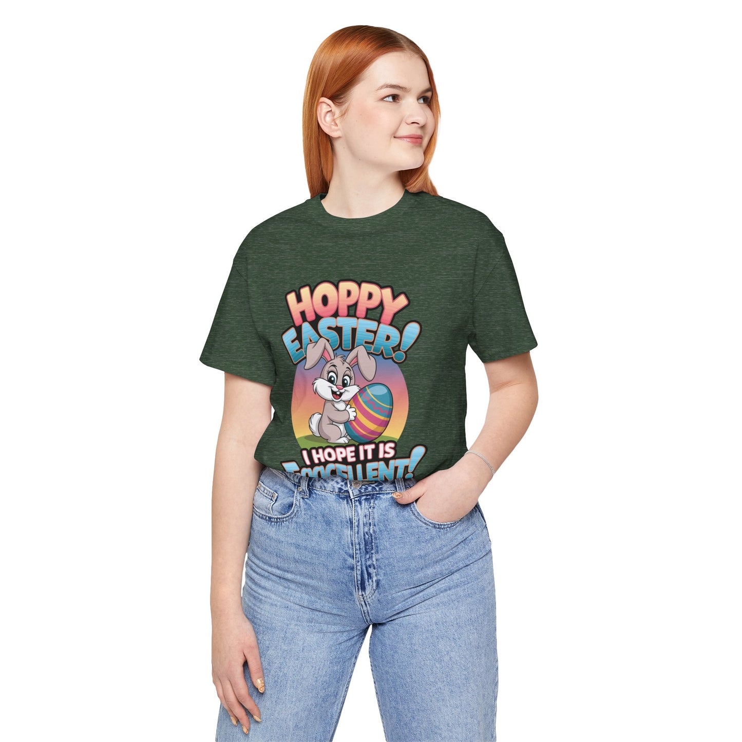 Happy Easter Unisex Tee Easter Shirt Easter Bunny T Shirt Easter Apparel Easter Bunny Outfit