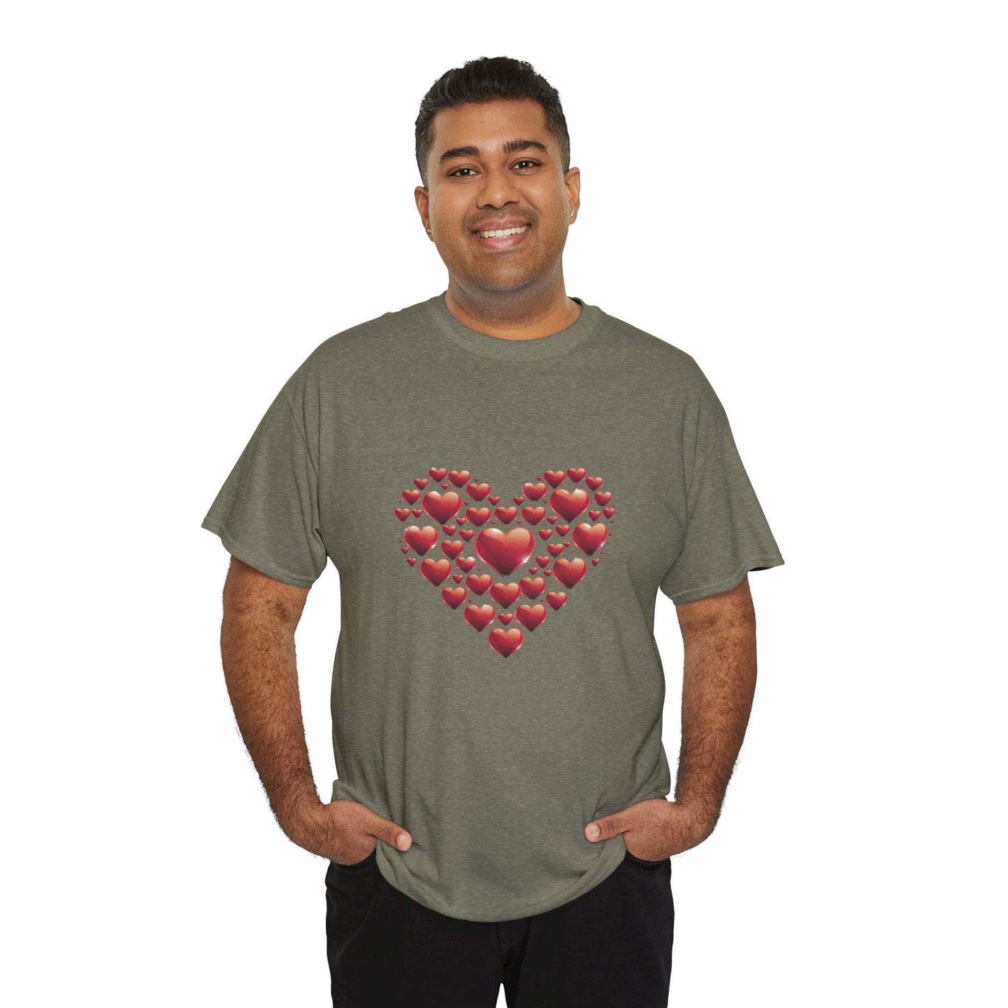 Heart Of Hearts Shirt, Minimal Valentine Shirt, Red Heart Graphic Tee, Love Aesthetic T Shirt, Valentine Gift Shirt
