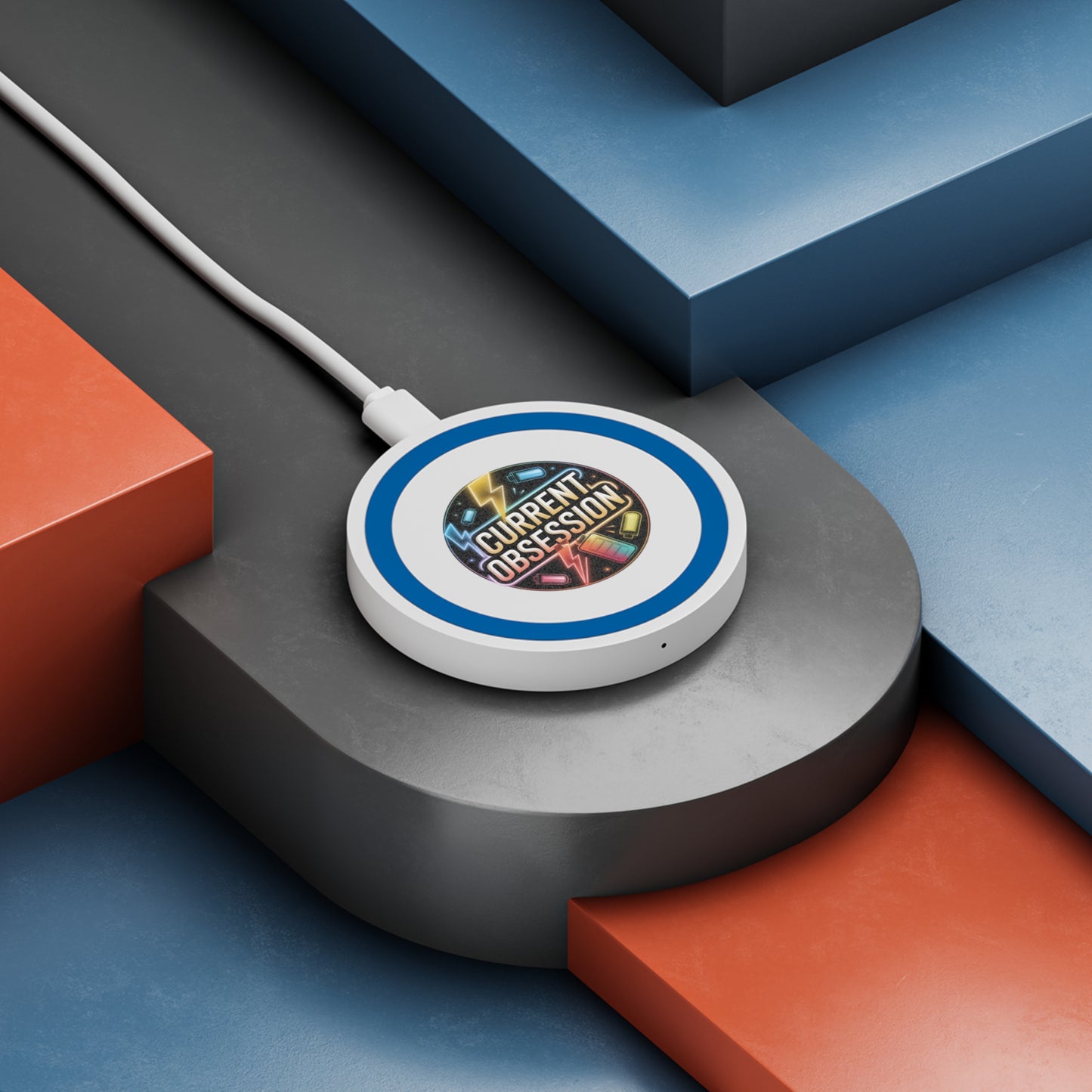 Wireless Charging Pad, Fun Quake Current Obsession Tech Gift, Charger Station