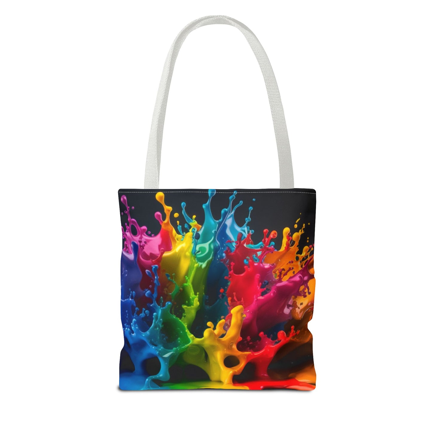 Colorful Splash Tote Bag - Vibrant Art for Every Occasion