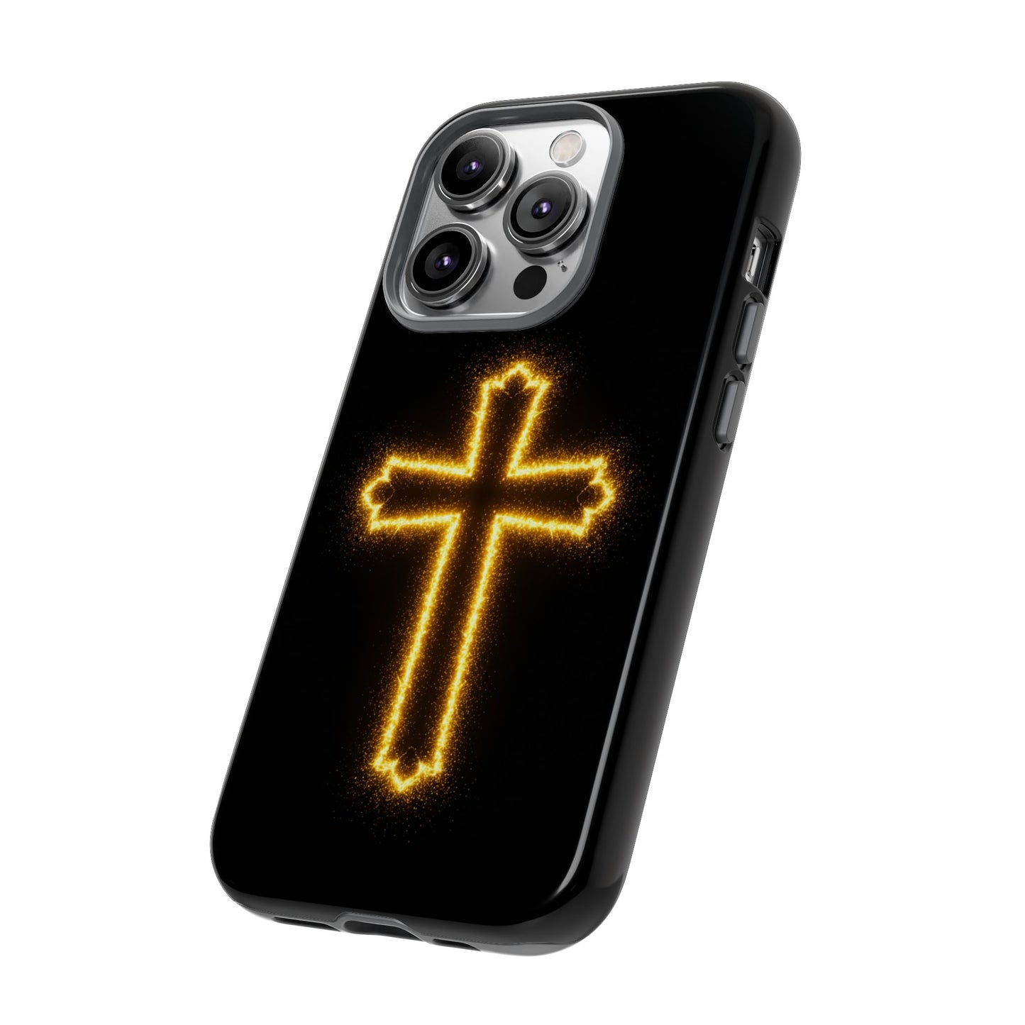 Glowing Cross Phone Case - Faith-Inspired Tough Cases