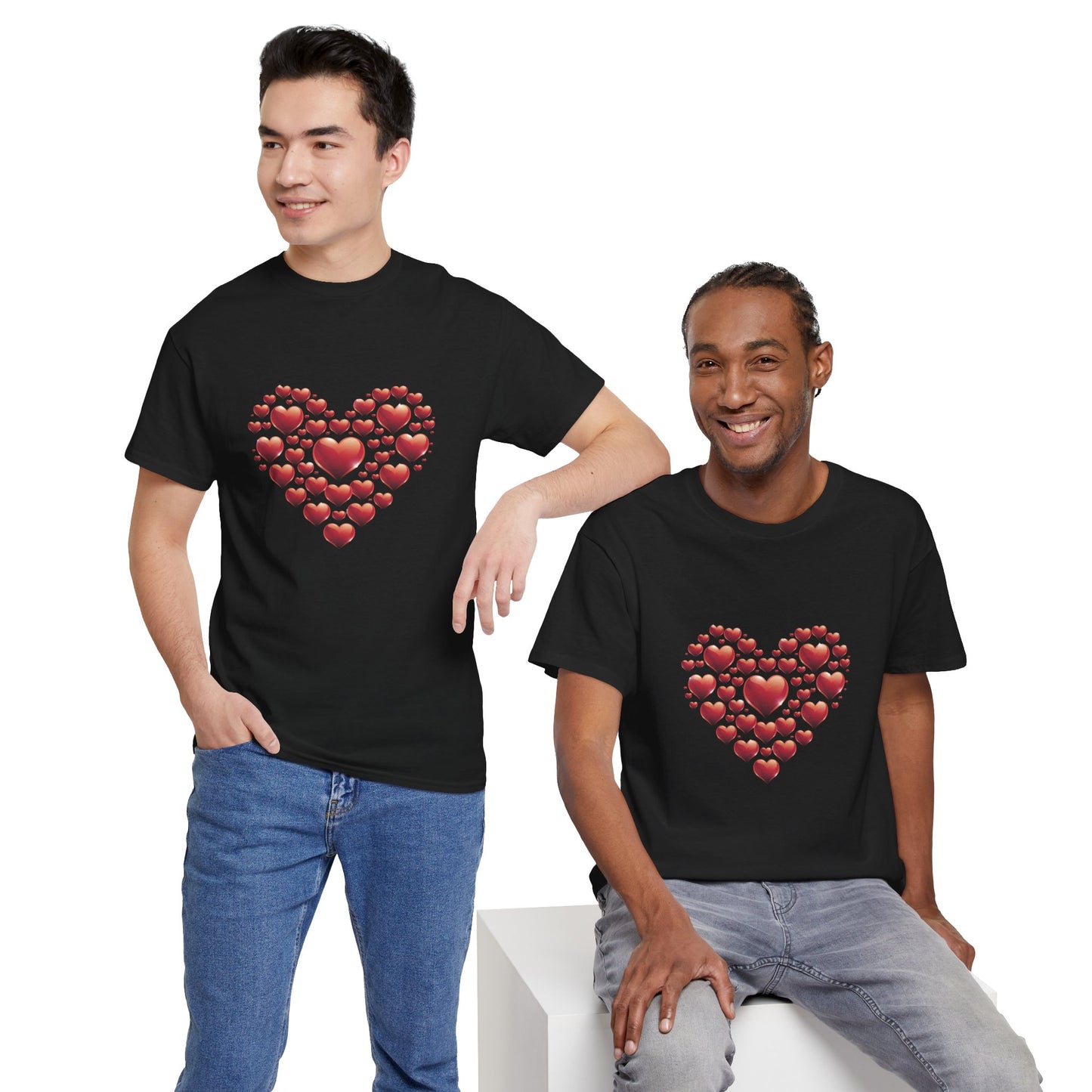 Heart Of Hearts Shirt, Minimal Valentine Shirt, Red Heart Graphic Tee, Love Aesthetic T Shirt, Valentine Gift Shirt