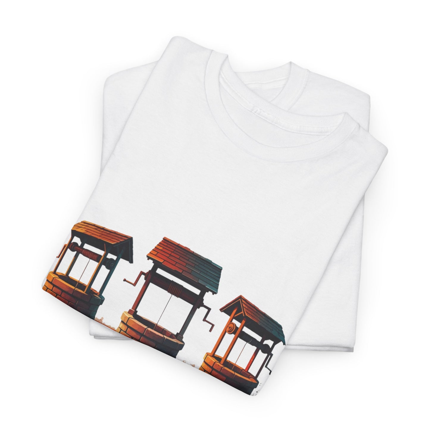 Funny “Well Well Well” T-Shirt • Pun Graphic Tee with Wishing Wells • Retro Vintage Humor Shirt • Gift for Pun Lovers & Joke Fans
