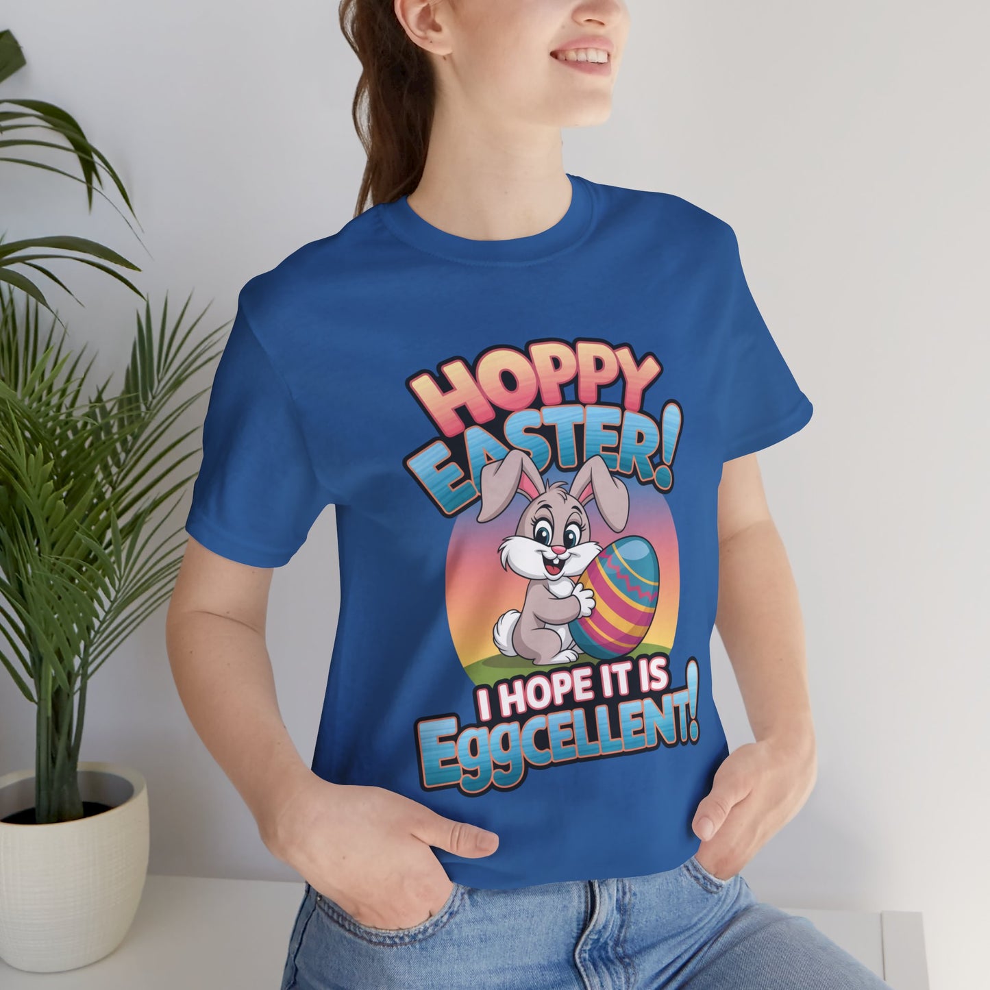 Happy Easter Unisex Tee Easter Shirt Easter Bunny T Shirt Easter Apparel Easter Bunny Outfit