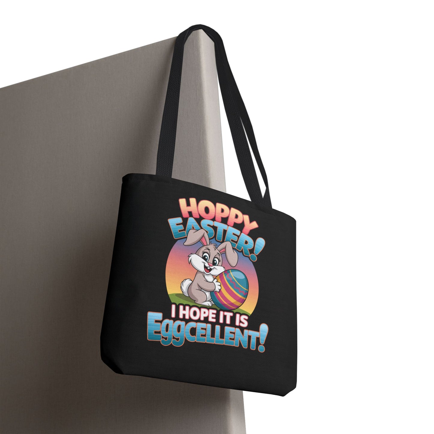 Happy Easter Tote Bag Eggcellent Bunny Design Easter Bag Easter Gift Easter Tote Accessory