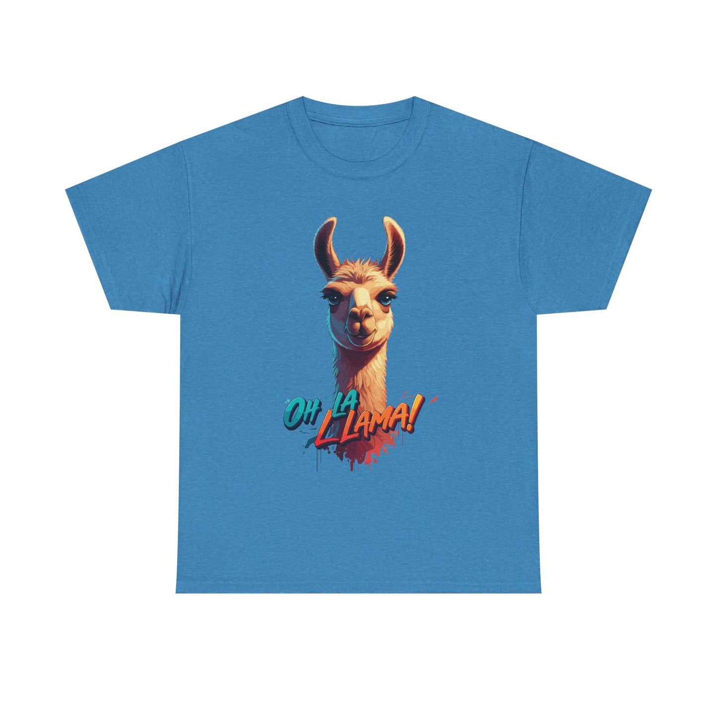 Oh la Llama Graphic Tee | Fun Llama T-Shirt, Cute Animal Lover Shirt, Llama Lover Gift, Quirky Party Tee, Trending Llama Fashion