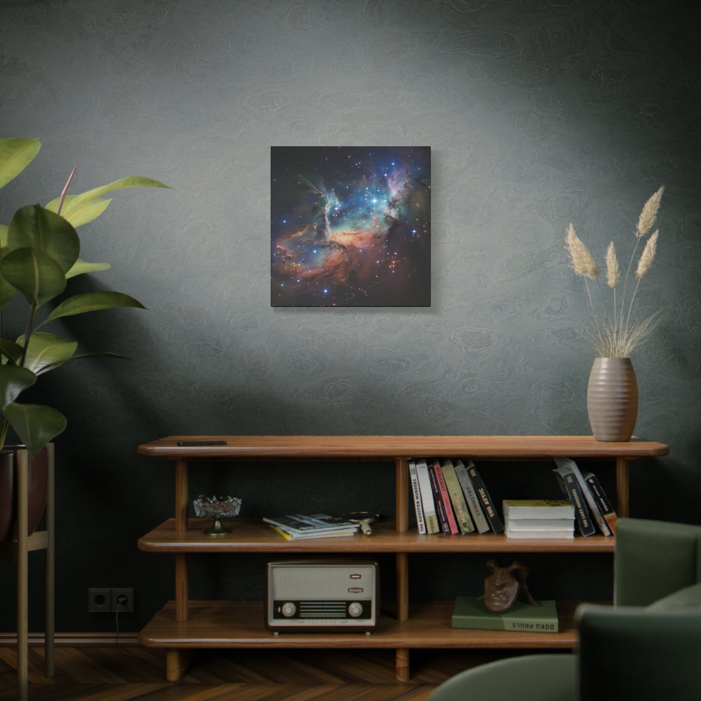 Cosmic Art Canvas Nebula Wall Decor Space Art Galactic Home Decor Modern Art Office Decor