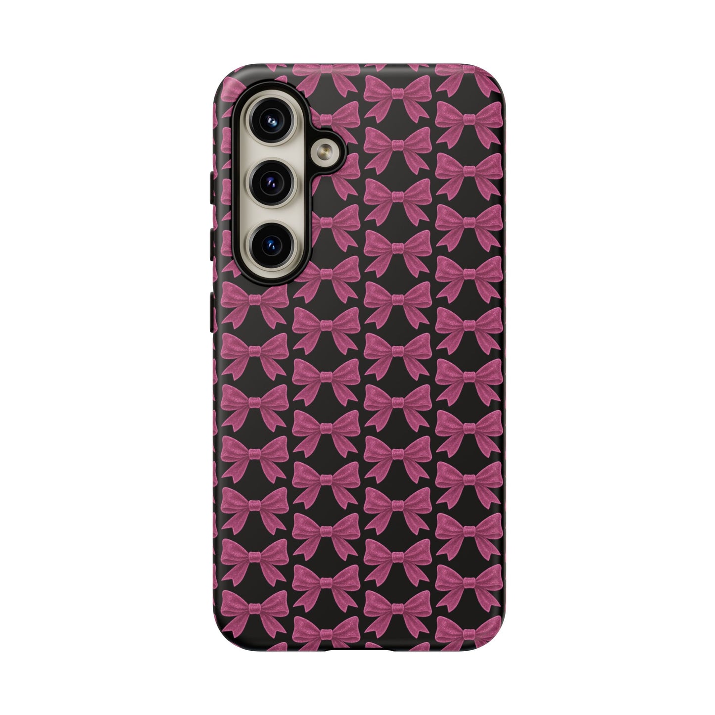 Pink Bow Samsung Case Coquette Aesthetic Phone Cover Cute Girly Phone Case Glossy Y2K Accessory Kawaii Samsung Case Gift
