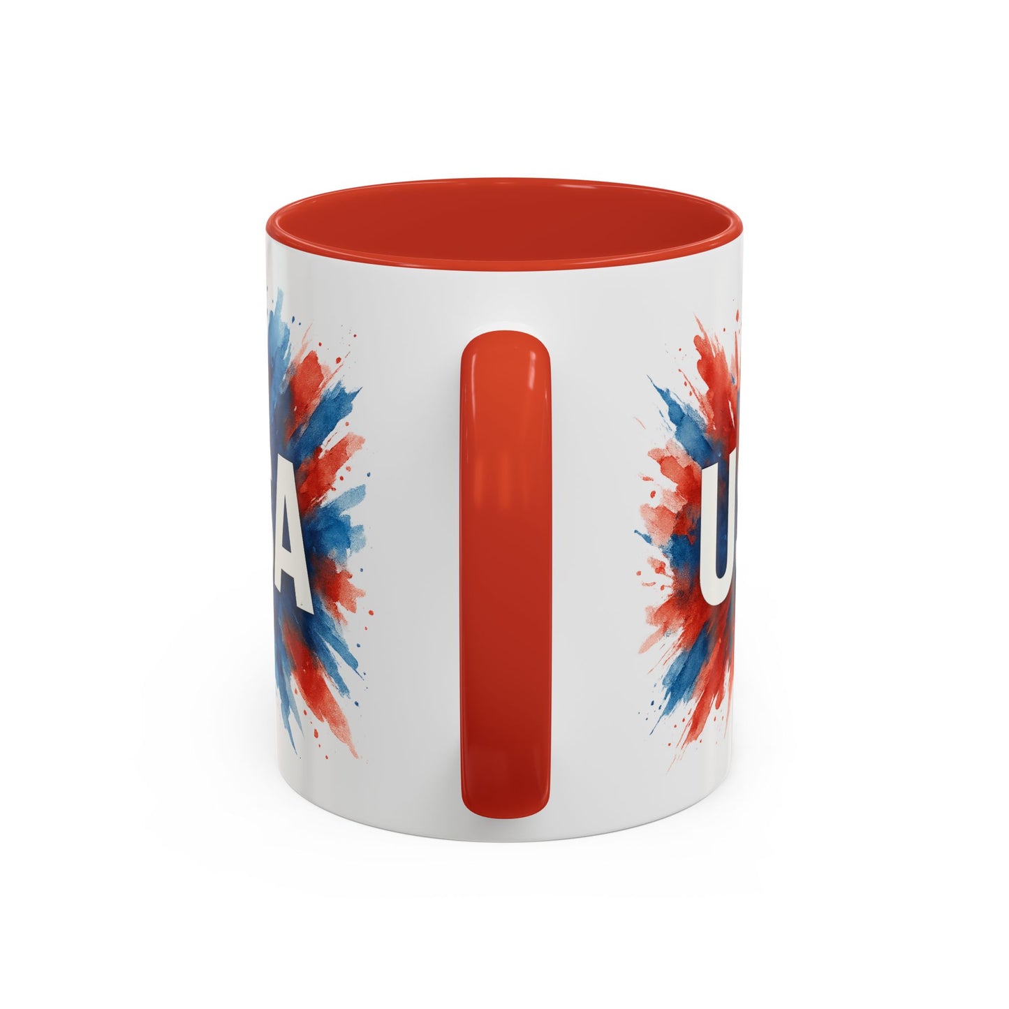 USA Patriotic Coffee Mug | 4th of July Gift | Red White Blue Mug | American Pride Cup | Independence Day Drinkware | USA Mug
