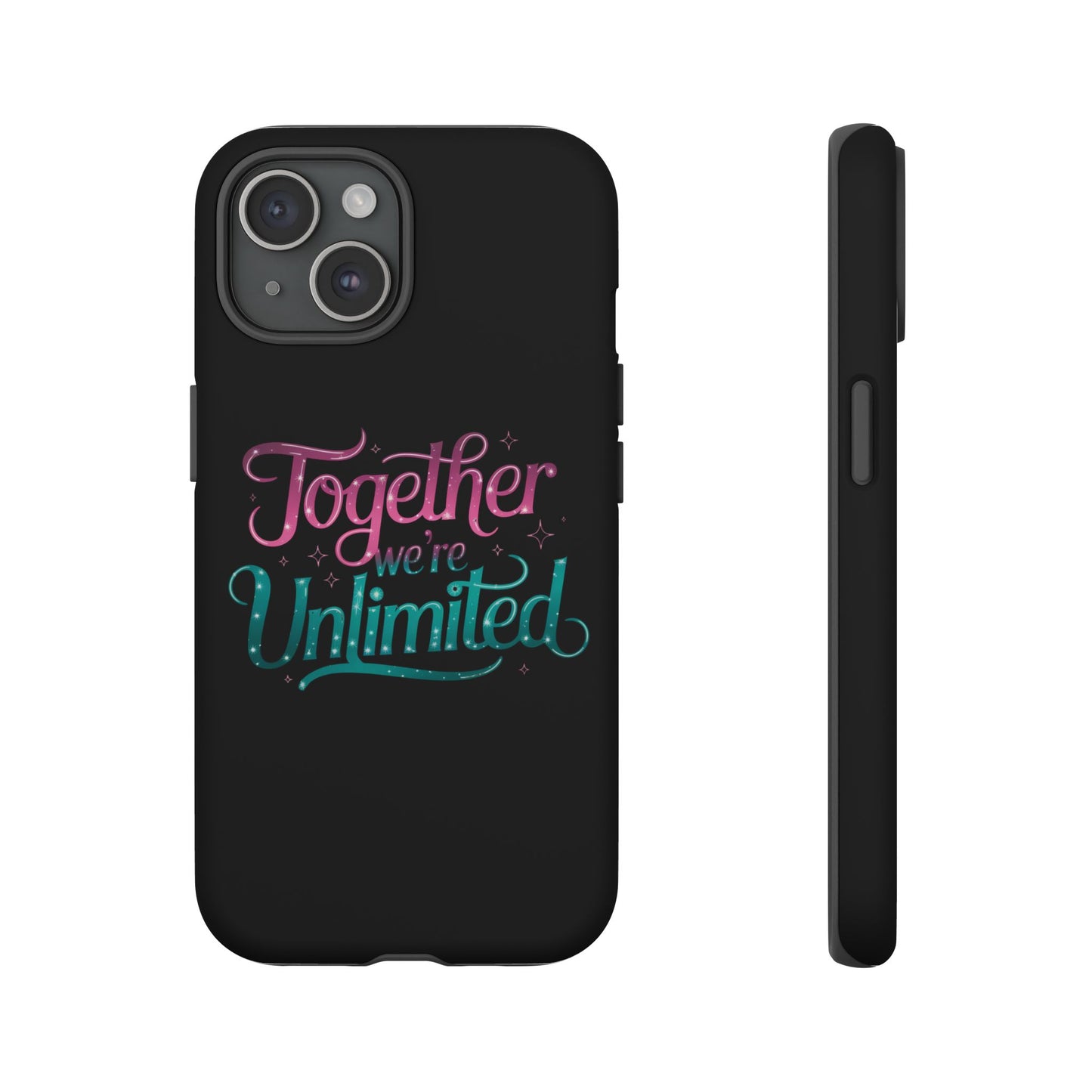iPhone Case with Musical Quote Together We're Unlimited Musical Phone Case